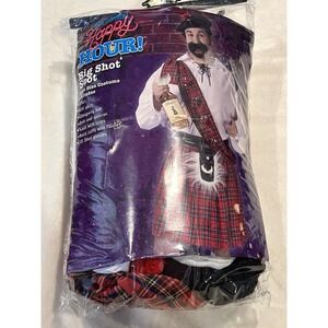 BIG SHOT SCOT ADULT HALLOWEEN‎ COSTUME, PLUS SIZE ONE SIZE FITS MOST